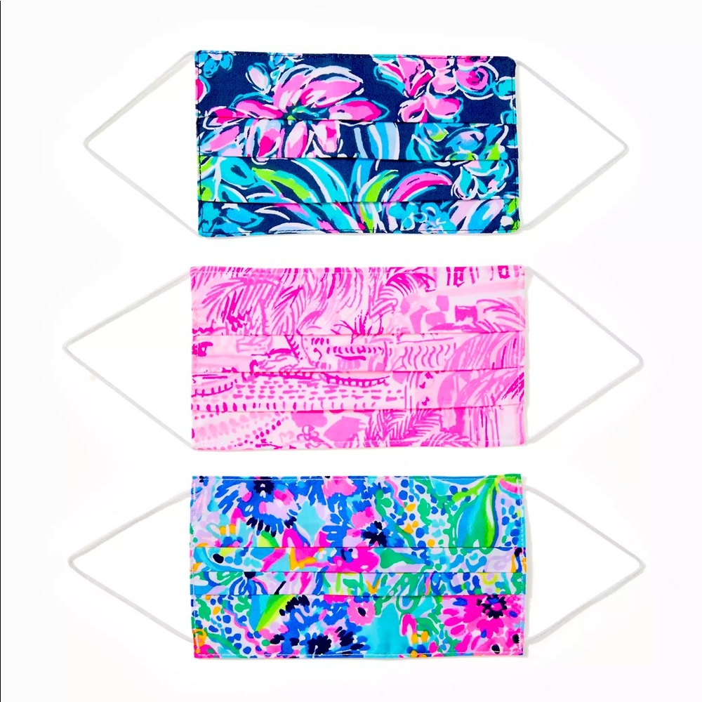 Lilly Pulitzer 3-Pack Face Mask Set 💗